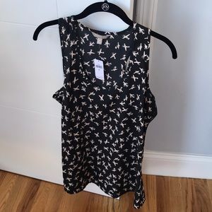 Banana Republic Airplane Printed Top